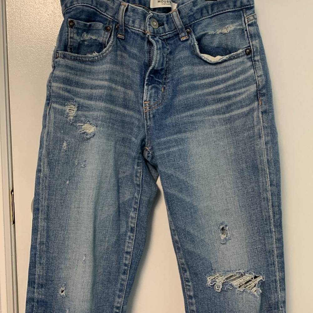 Moussy vintage size 26 distressed nice destroyed thrashed